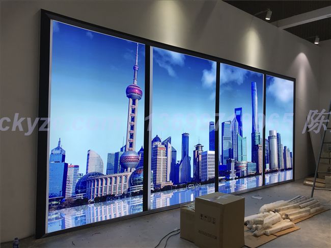 廣州市琶洲家具展超寬幅卡布燈箱